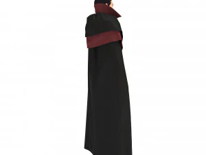 man with cloth cape vampire 3D Model