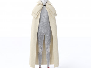 man with cloth cape vampire 3D मॉडल