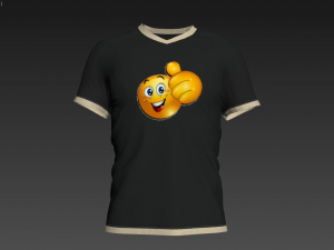 3d funny t shirt 3Dモデル
