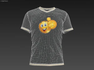 3d funny t shirt 3D Model