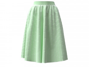 3d skirt 3D-Modell