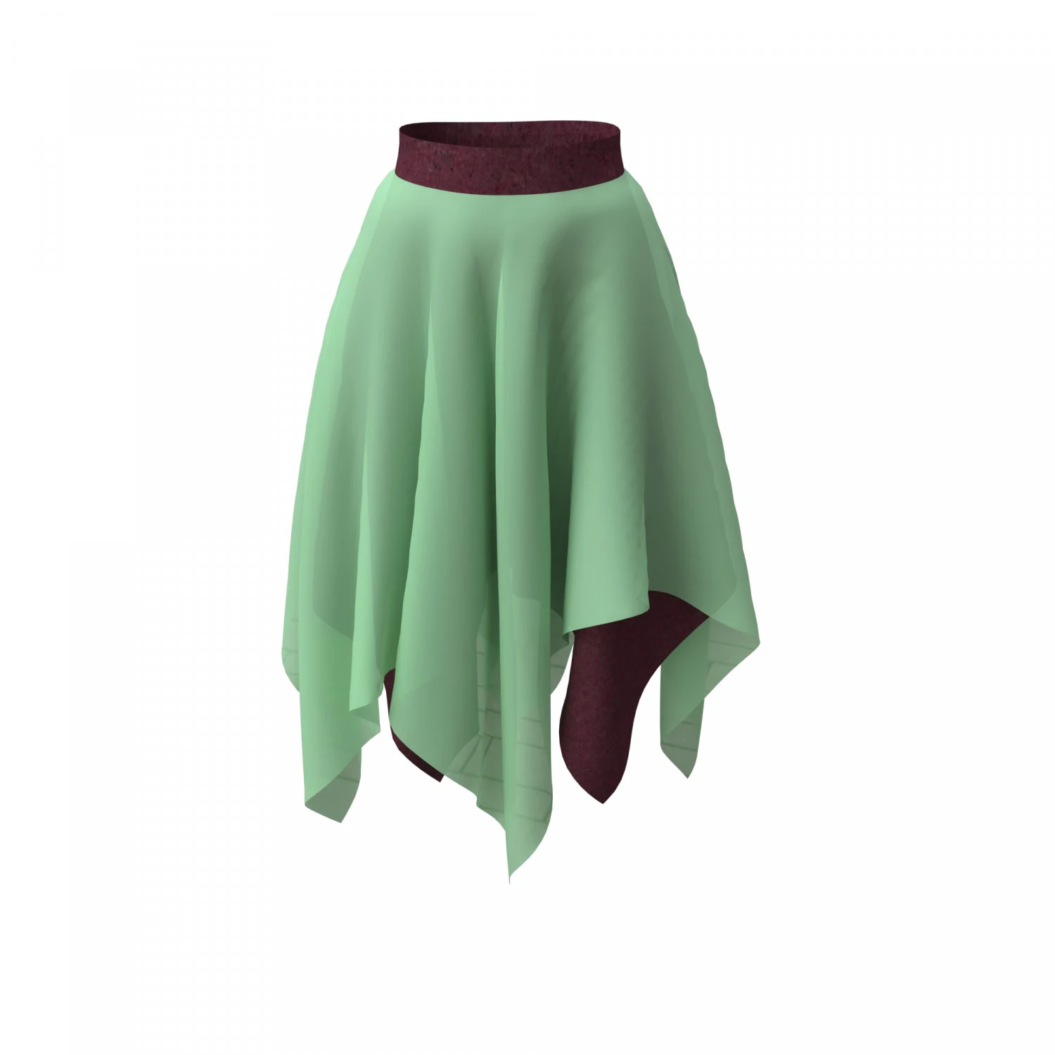 skirt 3d 3D Model .c4d .max .obj .3ds .fbx .stl .blend 