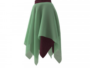 skirt 3d 3D Модель