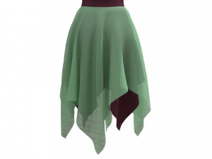 skirt 3d 3D Model