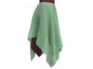 skirt 3d 3D Model