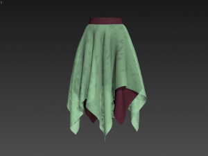 skirt 3d 3D Модель