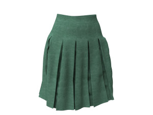 skirt stitched 3D Model