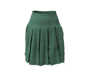 skirt stitched 3D Model