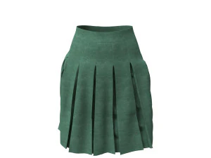 skirt stitched 3D Model