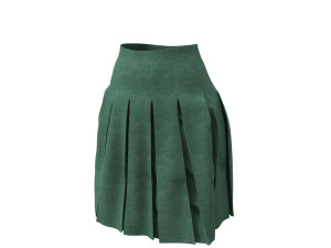 skirt stitched 3D Model