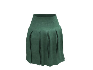 skirt stitched 3D Model