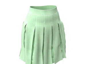 skirt stitched 3D Model