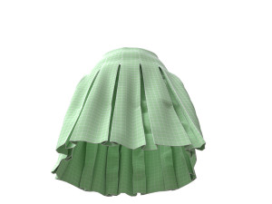 skirt stitched 3D Model