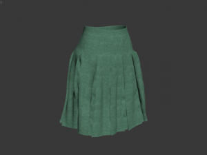 skirt stitched 3D Model
