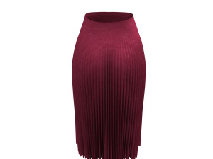 skirts accordion pleated 3D Model