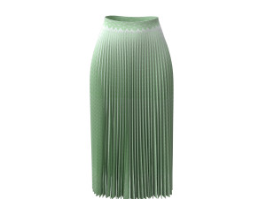 skirts accordion pleated 3D Model