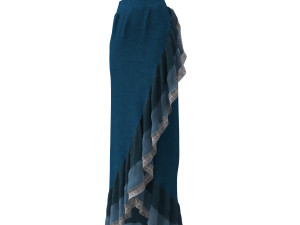 skirts fancy wrap Modelo 3D