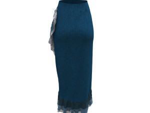 skirts fancy wrap Modelo 3D