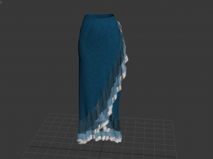 skirts fancy wrap Modelo 3D