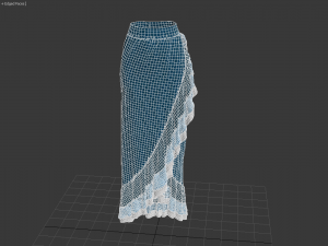 skirts fancy wrap Modelo 3D