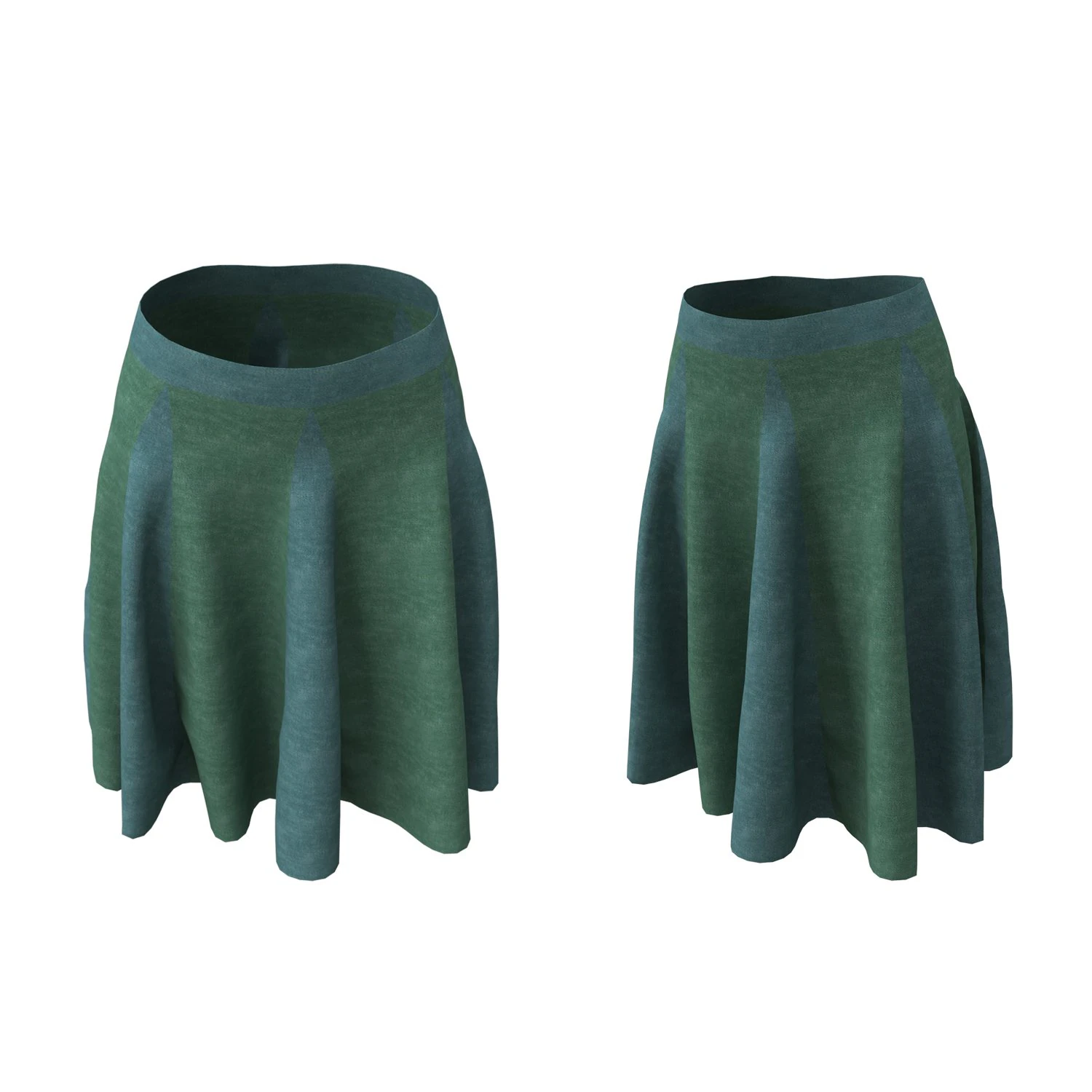 faldas corneadas Modelo 3D .c4d .max .obj .3ds .fbx .stl .blend 