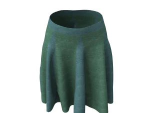 faldas corneadas Modelo 3D
