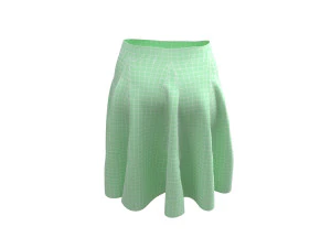 faldas corneadas Modelo 3D