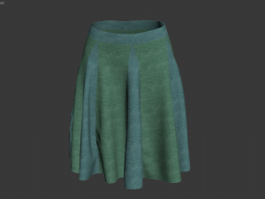 skirts gored 3D Model