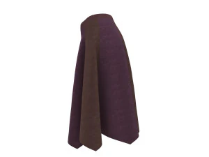 स्कर्ट रूमाल पैनलयुक्त 3D मॉडल