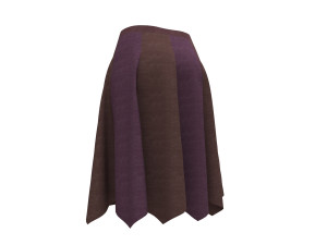 skirts handkerchief paneled 3D 모델