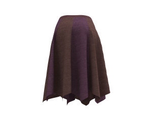 skirts handkerchief paneled 3D 모델
