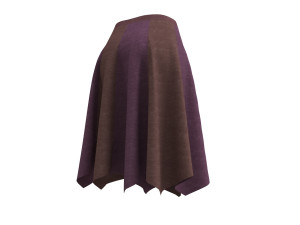 skirts handkerchief paneled 3D 모델