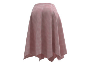 skirts handkerchief paneled 3D 모델