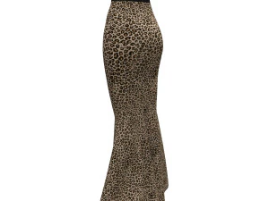 3d skirts fishtail 1 3D Model