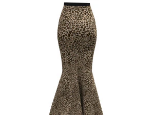 3d skirts fishtail 1 3D Model