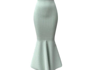 3d skirts fishtail 1 3D Model