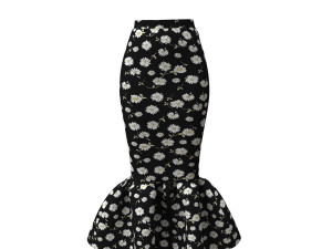 skirts fishtail Model 3D