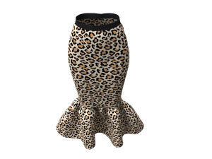 skirts fishtail Model 3D
