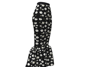 skirts fishtail Model 3D