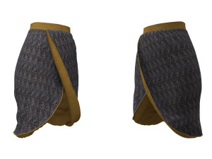 3d petal skirt 3D Model