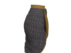 3d petal skirt 3D Модель