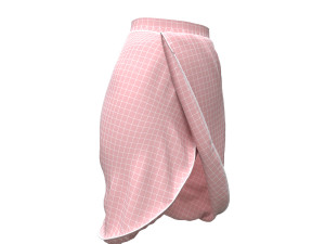 3d petal skirt 3D Модель
