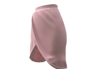 3d petal skirt 3D Модель