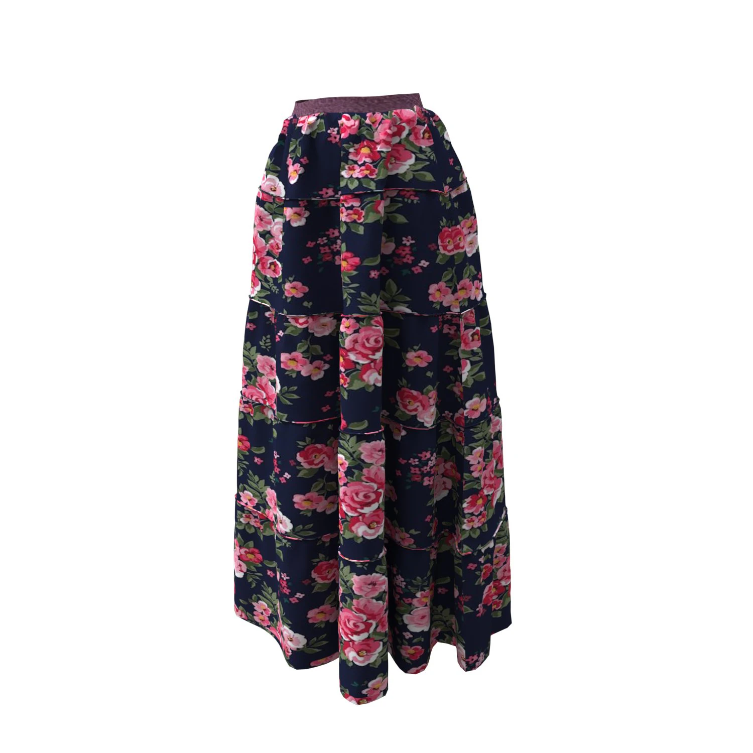 3d skirt peasant 3D Model .c4d .max .obj .3ds .fbx .stl .blend 