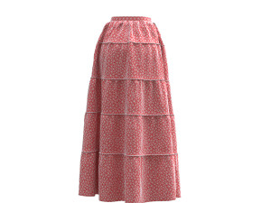 3d skirt peasant 3D Model
