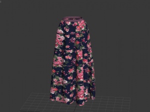3d skirt peasant 3D Model