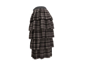 skirts layered ruffle 3D Model