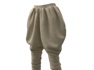 3d ottoman pants Model 3D