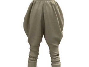 3d ottoman pants 3D Model