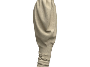 3d ottoman pants Model 3D